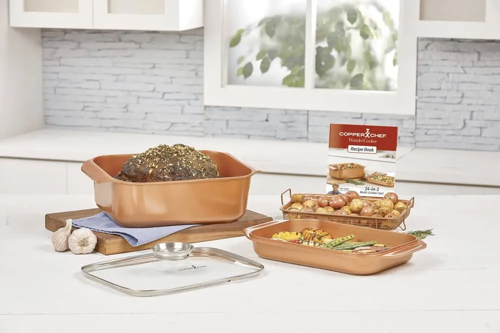 Copper Chef XL Casserole Pan Set - 5pc