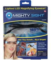 Magnifying Glasses with a light. Mighty Sight Glasses. 