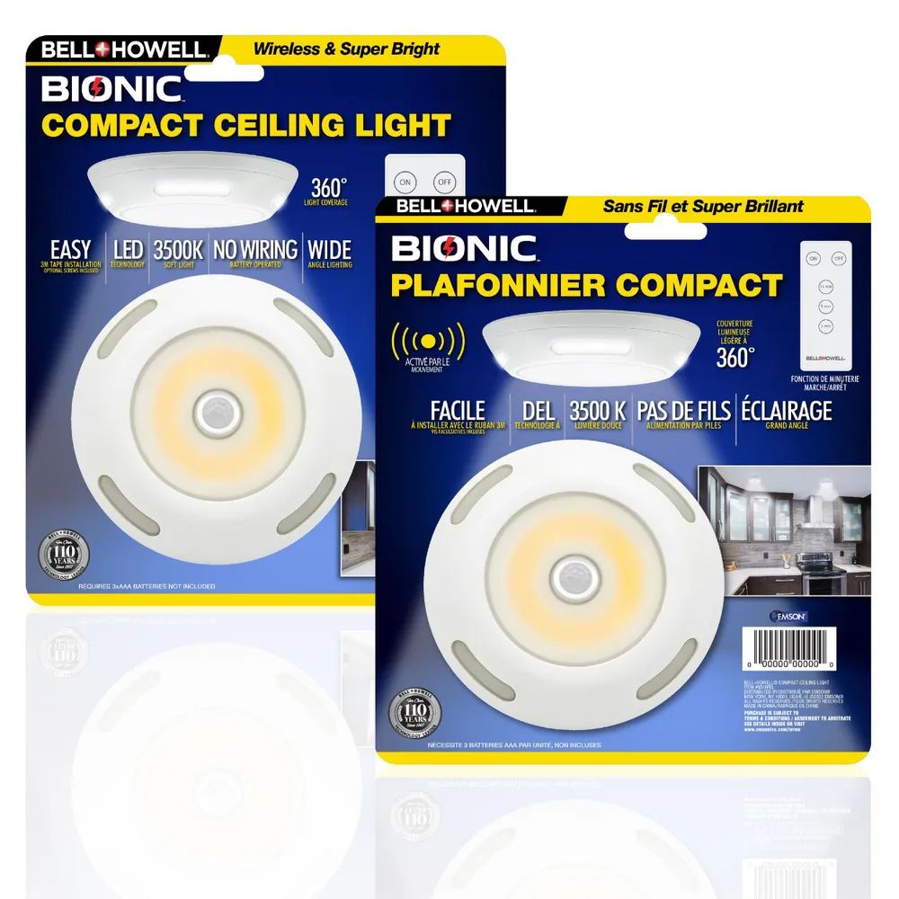 Bell+Howell 3500K Wireless Ceiling Light