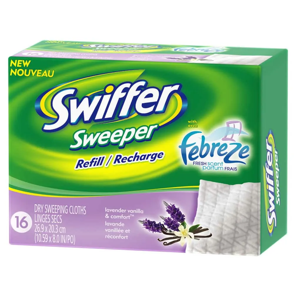 Swiffer Refill, Lavender, 16-pack