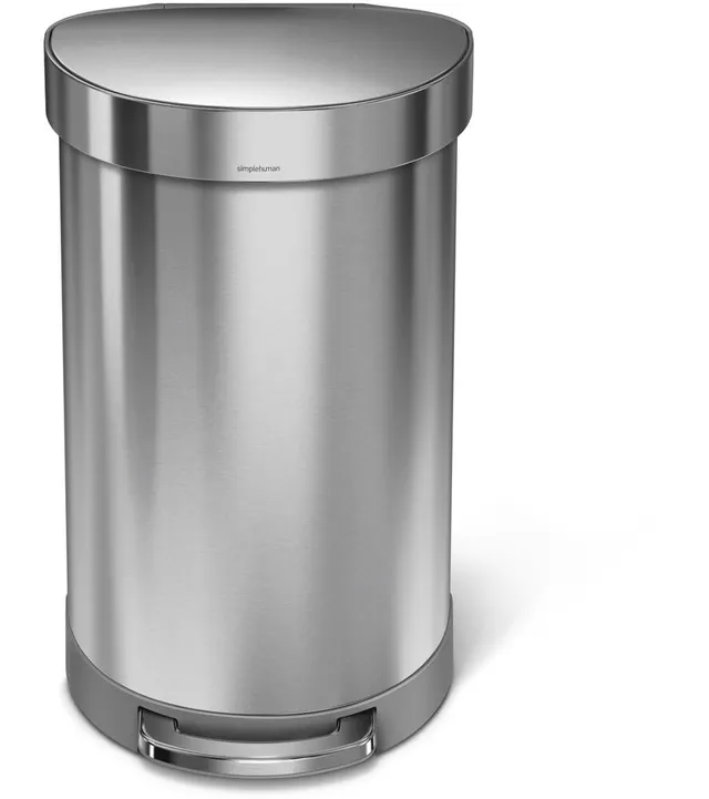 Compost bin wall-mount rack, stainless steel - simplehuman