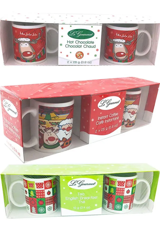 Hot dark chocolate in Christmas mug (ho-ho-ho) 200 Grs - The