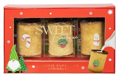 The Modern Gourmet Christmas Cookie Cups, 3-pk