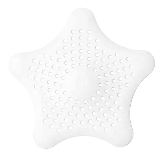 Umbra Starfish Drain Hair Catcher, White