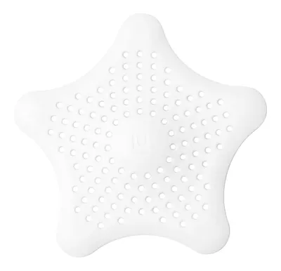 Umbra Starfish Drain Hair Catcher, White