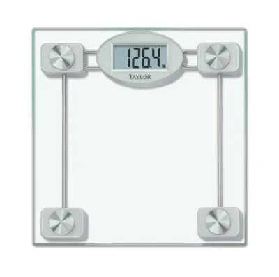 400lb Capacity Deluxe Bamboo Bathroom Scale with Backlit Large Display.