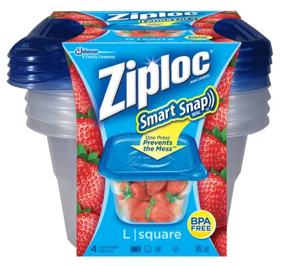 Ziploc Twist 'N Loc Lunch Pack Set 16 Pc Box, Food Storage Containers