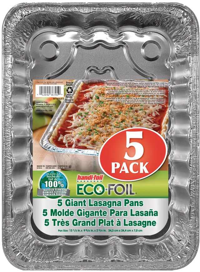 Handi Foil Lasagna Pan, Giant 1 Ea, Disposable Bakeware