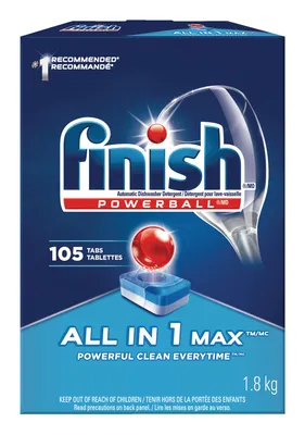 Finish Pastilles Lave-Vaisselle Power Ball Classic Les 90