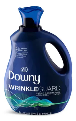Downy Wrinkle Guard Liquid Fabric Softener, Fresh, 2.4-L