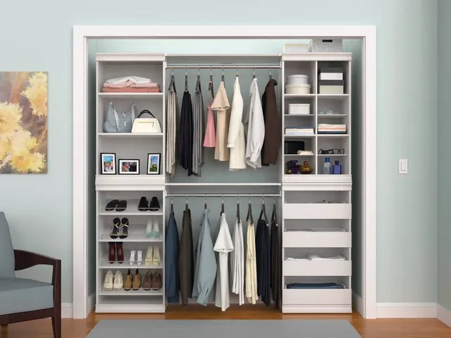 ClosetMaid 4561 Modular Closet Storage Stackable Unit with 4-Drawers White