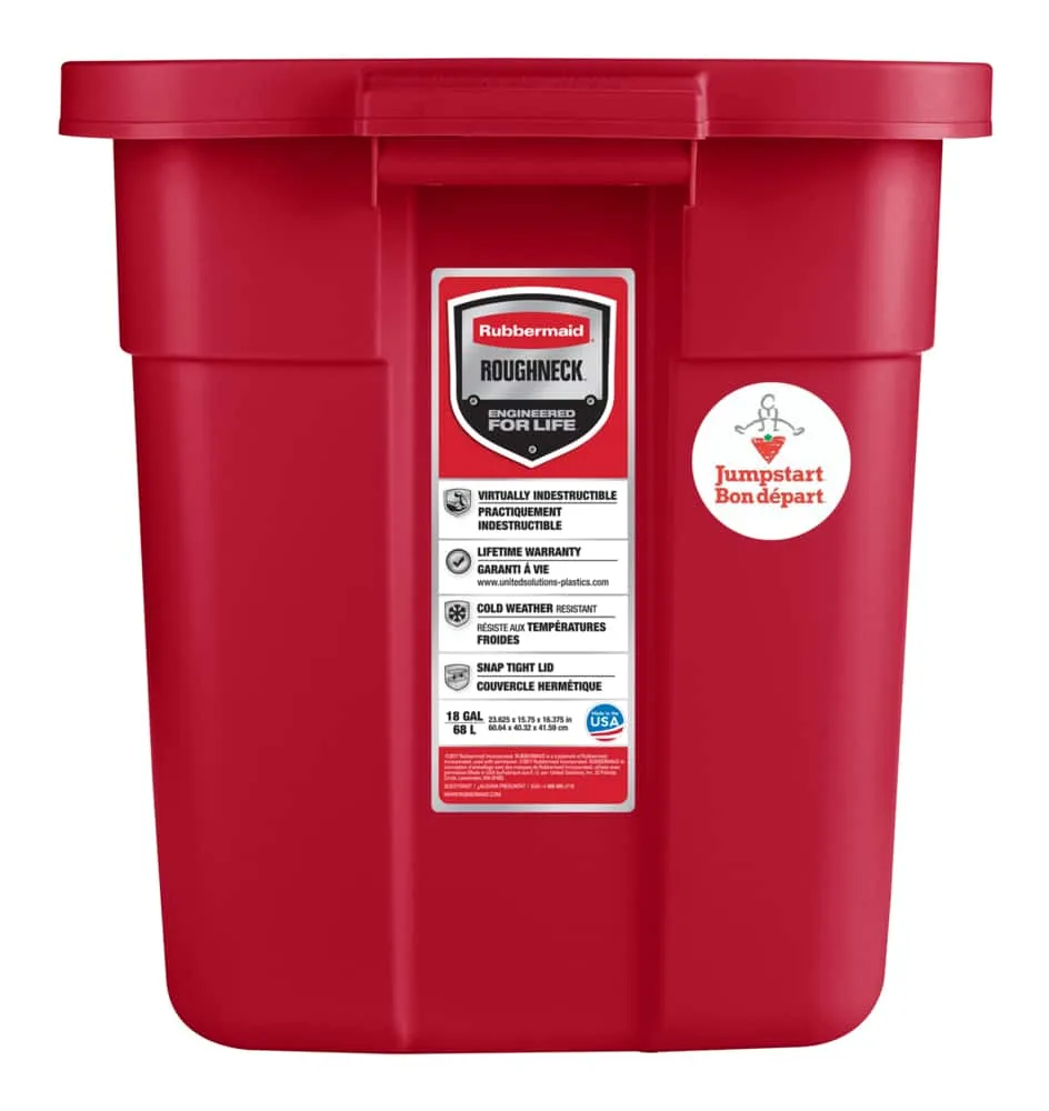 Rubbermaid Roughneck RMRT500000 Jumbo Storage Box, Polyethylene