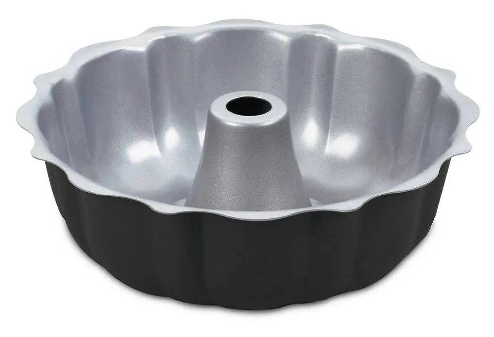 at Home Fluted Tube 9.5 Grey Pan