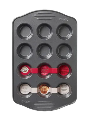 Wilton Gourmet Choice Non-Stick Mini Muffin Tin, 48-Cup