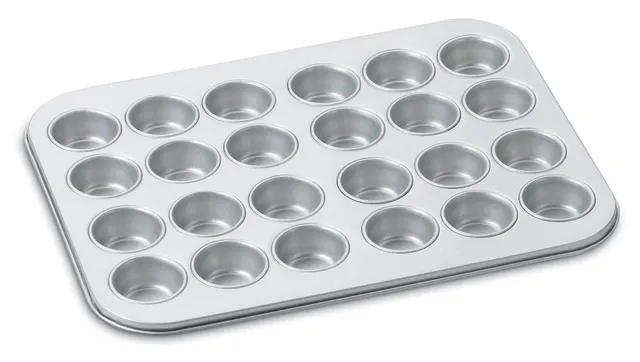 Vida by PADERNO Silicone Non-Stick Mini Muffin Pan, 24-Cup