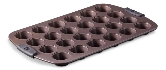 Silicone 24-Cup Mini Muffin Pan with Steel Frame – Vida by PADERNO