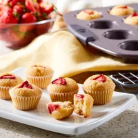 Vida by PADERNO Silicone Non-Stick Mini Muffin Pan, 24-Cup