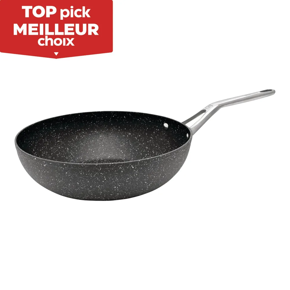 Heritage The Rock One-Pot Frying Pan, Oven Safe, Orange, 31.7cm