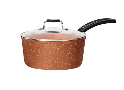 Heritage The Rock Copper Non-Stick Saucepan, Dishwasher & Oven Safe