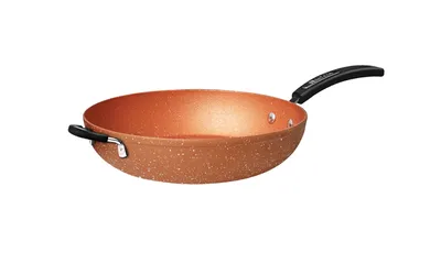 Heritage The Rock Copper Non-Stick Frying Pan, Dishwasher & Oven Safe, 32cm