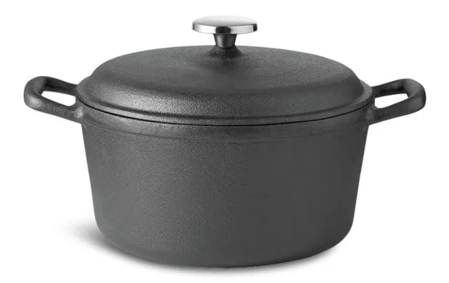 Our Table™ 6 qt. Enameled Cast Iron Dutch Oven Pot in Grey, 6 Qt - Fry's  Food Stores