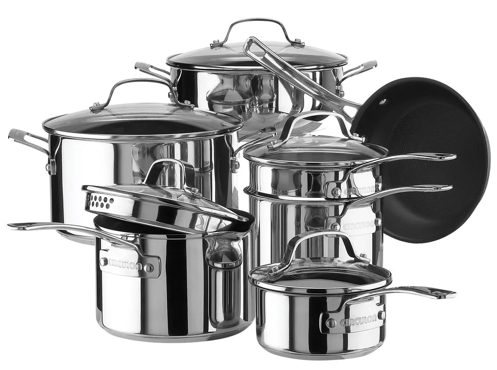 Circulon Genesis Stainless Steel Non-Stick 12-piece Cookware Set