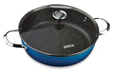Heritage The Rock One-Pot Dutch Oven, Dishwasher & Oven Safe, Blue, 5qt