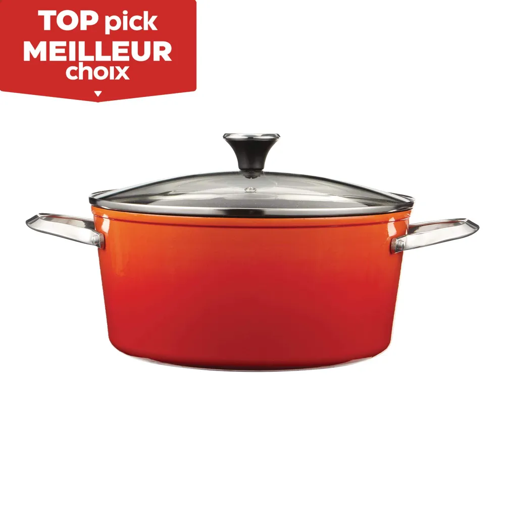 Heritage The Rock One-Pot Frying Pan, Oven Safe, Orange, 31.7cm