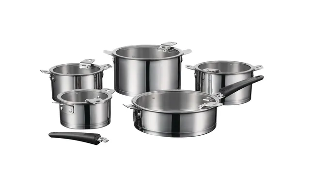 Heritage The Rock Diamond Non-Stick Cookware Set with Matching