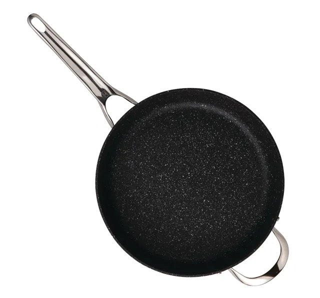 Heritage The Rock Frying Pan, Non-stick, Dishwasher & Oven Safe, Black,  2-pk, 26cm & 30cm