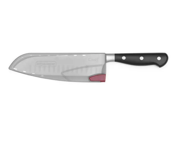 Sabatier Forged Stainless Steel Chef Knife with EdgeKeeper Self-Sharpening  Sheath, 8-Inch 