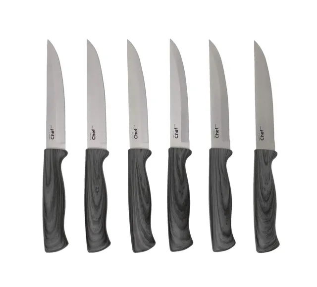 As Seen On TV Granitestone's Steak Knife Set, Stainless Steel, 6-pc