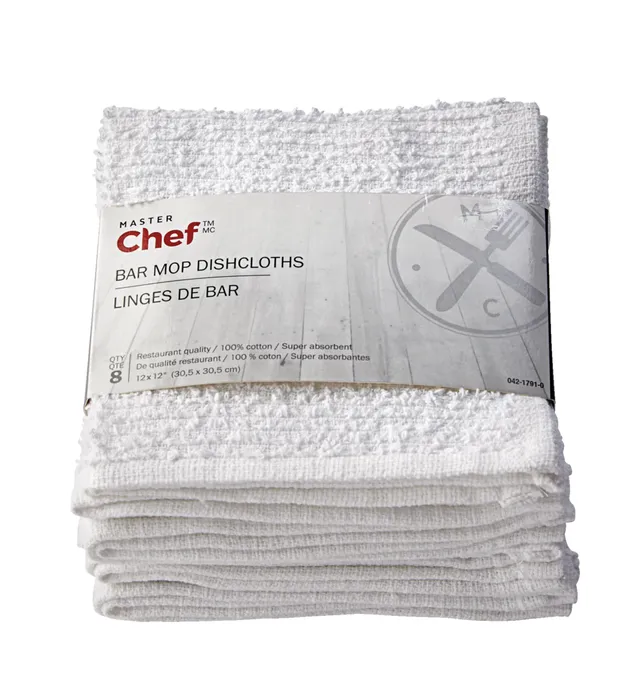 Chef S Essentials 5 Pk. Bar Mop Dish Cloths