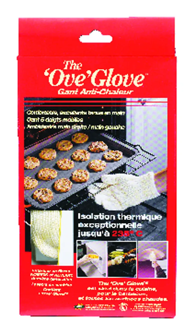 Ove Glove Kevlar Oven Mitt with Silicone Grips, Machine Washable, Yellow