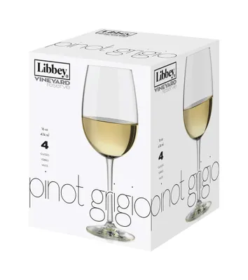 Libbey Preston 4 Pc. White Wine Glass Set