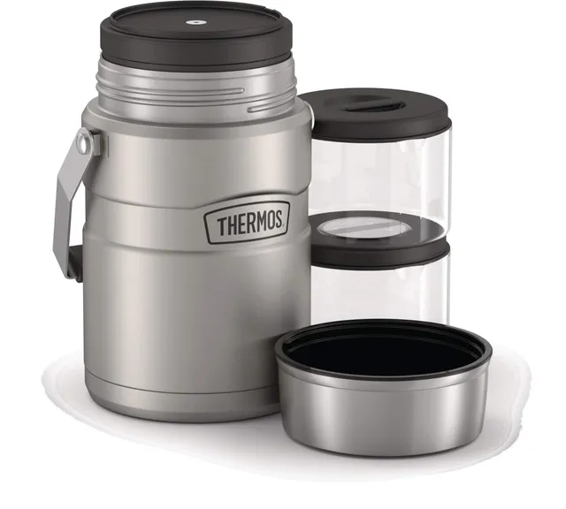 Thermos Icon 24oz Stainless Steel Food Storage Jar with Spoon - Saddle