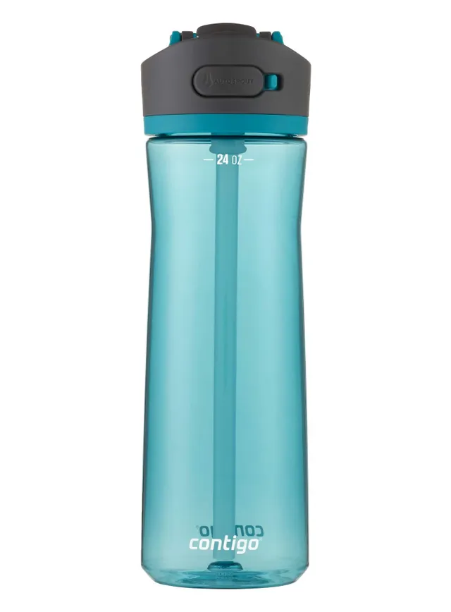 Contigo 32oz Ashland Chill AutoSpout Stainless Steel Water Bottle Blue Corn