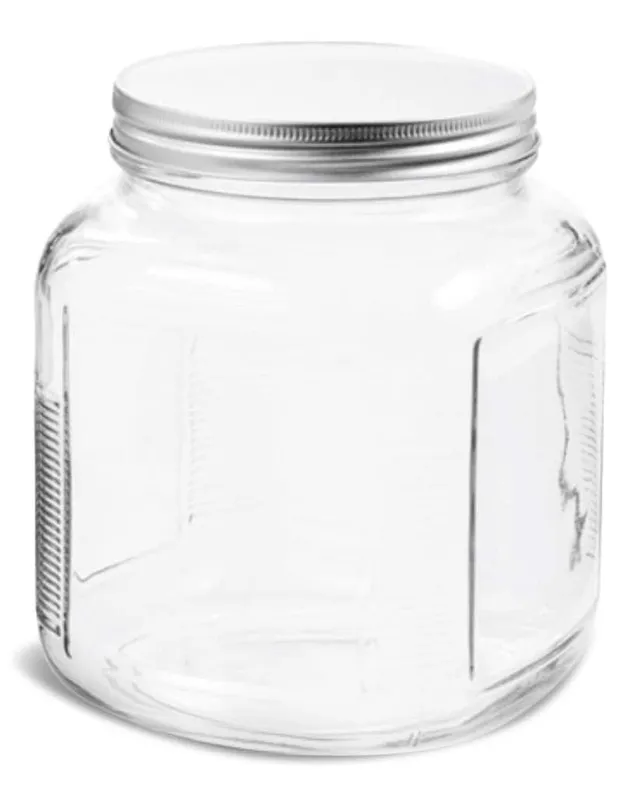 1 1/2 Quart Modern Montana Jar with Wooden Acacia Lid