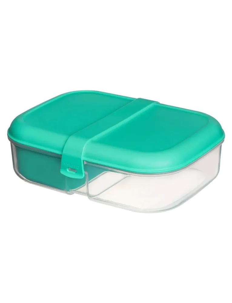 Sistema Salad To Go 1.1L Lunch Box Food Container with Removeable Tray &  Cutlery