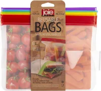 Joie Reusable Sandwich Bags, 6 Pack