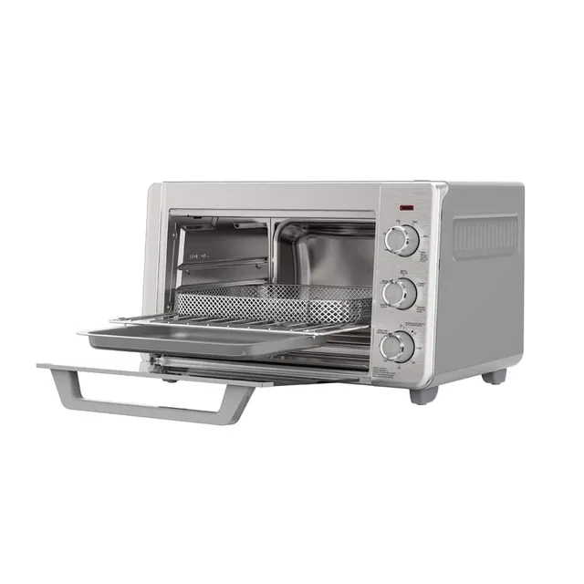  BLACK+DECKER Crisp 'N Bake Air Fry Toaster Oven, Stainless  Steel, TO3215SS, 6 Slice: Home & Kitchen