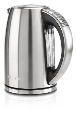 PADERNO Cordless Electric Kettle w/ Auto Shut Off, Black Stainless Steel,  1.7L