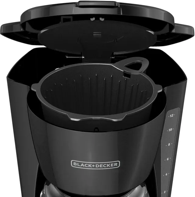 Toastmaster 12-Cup Coffee Maker, TM-122CM, Black - appliances - by