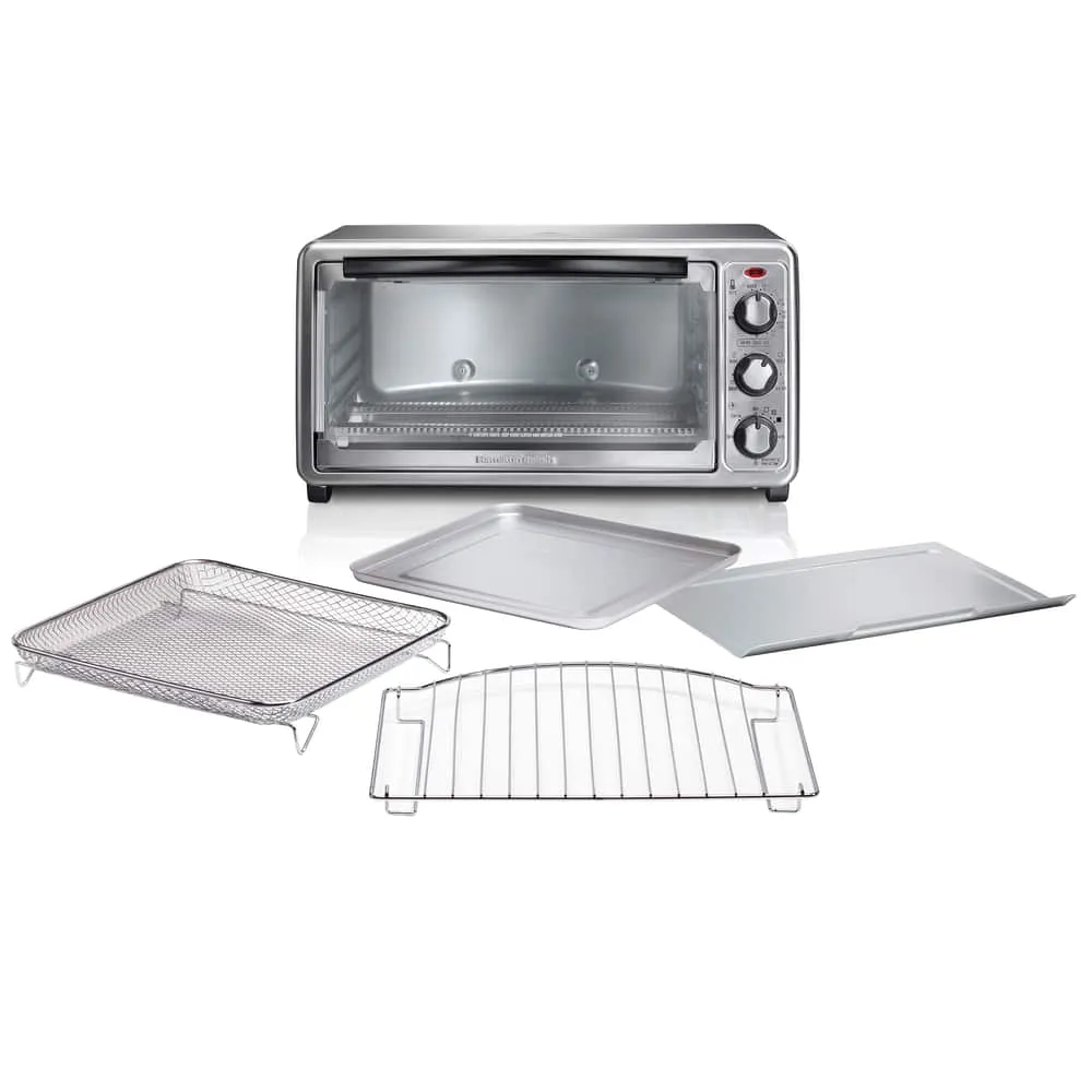 hamilton beach 6 slice toaster oven stainless steel