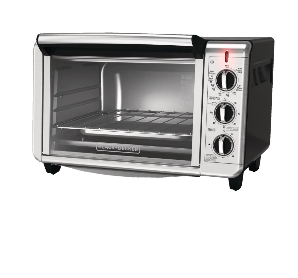 Black & Decker Convection Toaster Oven w/ 3 Functions, Stainless