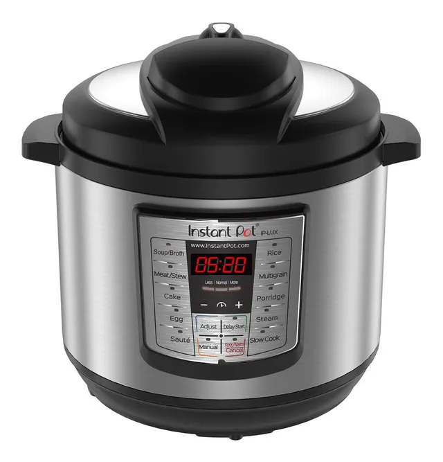 Instant Pot® Viva 9-in-1 Pressure Cooker/Slow Cooker, Stainless Steel, Red,  6qt
