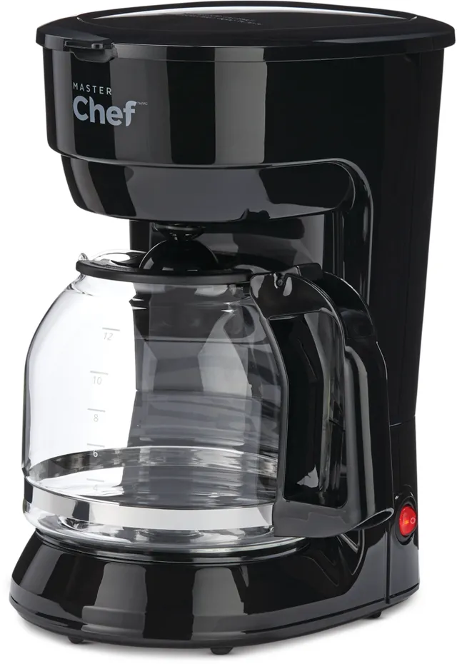 master chef stainless steel coffee maker 12 cup