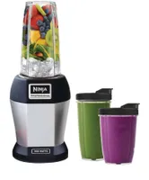 Ninja® Professional Blender w/ 2 Tritan Nutri Ninja Cups, BPA-Free,  Stainless Steel, 355 to 710mL