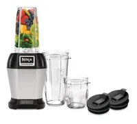 Ninja® Professional Blender w/ 2 Tritan Nutri Ninja Cups, BPA-Free,  Stainless Steel, 355 to 710mL