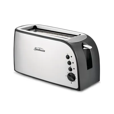 Sunbeam 4-Slice Extra-Wide Toaster, Black, 7 Settings